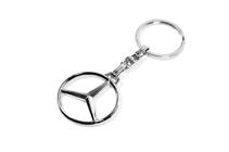 Mercedes-Benz Metāla atslēgu piekariņš ar Mercedes logotipu foto 2