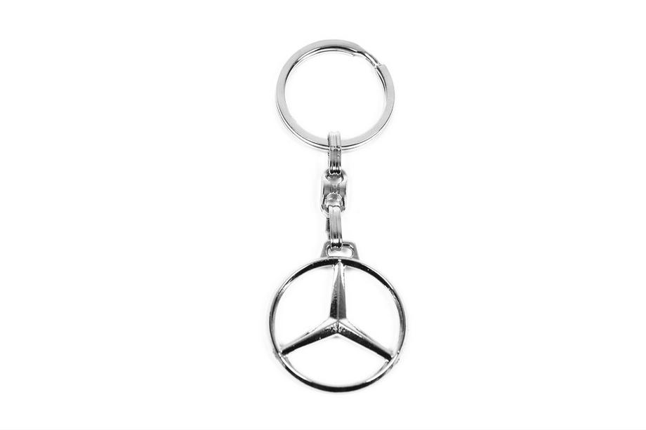 Mercedes-Benz Metāla atslēgu piekariņš ar Mercedes logotipu Image