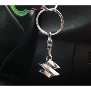 Metāla atslēgu piekariņš ar Suzuki logotipu foto 1