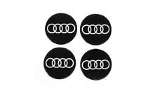 Audi Uzlīmes disku centra vāciņiem 60 mm (4 gab.) foto 1