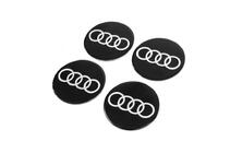 Audi Uzlīmes disku centra vāciņiem 60 mm (4 gab.) foto 2