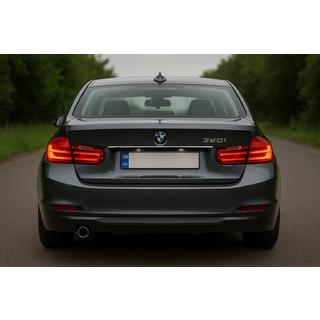 Līste virs numura zīmes (nerūsējošais tērauds) BMW 3. sērija F30/F31 2012–2019 foto 1
