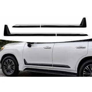 Melni durvju moldingi F-Sport balts/melns (4 gab., ABS) Lexus LX 500d/600 2022– foto 1