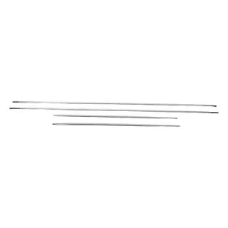 Durvju līstes (4 gab., nerūsējošais tērauds) foto 3