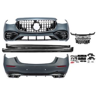 AMG S63 virsbūves komplekts ar sānu sliekšņiem foto 1