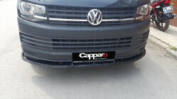 Volkswagen T6 2015–2024 Priekšējā bampera lūpas uzlika 2019-2021 Orion (ABS) foto 6