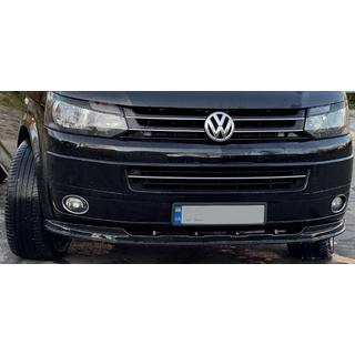 Priekšējā bampera lūpas uzlika 2019-2021 Orion (ABS) Volkswagen T6 2015–2024 foto 3