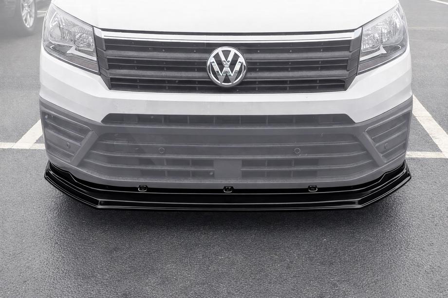 Volkswagen Crafter 2016– Priekšējā bampera lūpas spoilers (ABS) Image