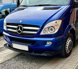 Mercedes Sprinter W906 2006–2018 Priekšējā bampera lūpa 2006-2013 (ABS) foto 3