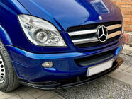 Mercedes Sprinter W906 2006–2018 Priekšējā bampera lūpa 2006-2013 (ABS) foto 1