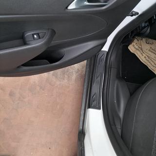 EuroCap durvju sliekšņu uzlikas (4 gab., ABS) Opel Crossland X 2017–2024 foto 2