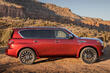 Atjauninātā 400 ZS apvidus auto Nissan Armada apskats foto 2