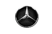 Mercedes GLE kupeja C292 2015–2019 Priekšējā emblēma ar korpusu (21 cm) foto 1