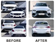 Mercedes C-class W205 2014–2021 W206 AMG pārbūves komplekts foto 2