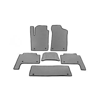 Salona paklājiņi 3 rindas (EVA, pelēki) Nissan Patrol Y62 2010–2024 foto 1