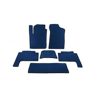 Salona paklāji 3 rindas (EVA, zili) Nissan Patrol Y62 2010–2024 foto 1