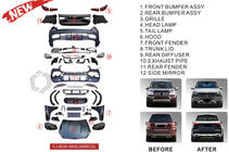 Mercedes GL class X164 2006–2012 Restailinga komplekts GLS X167 Maybach stilā foto 2