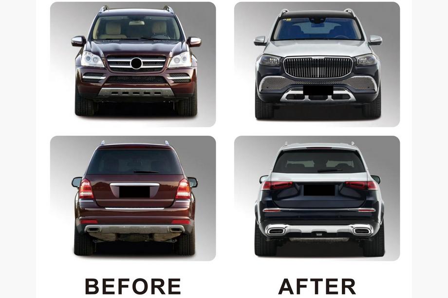 Mercedes GL class X164 2006–2012 Restailinga komplekts GLS X167 Maybach stilā Image