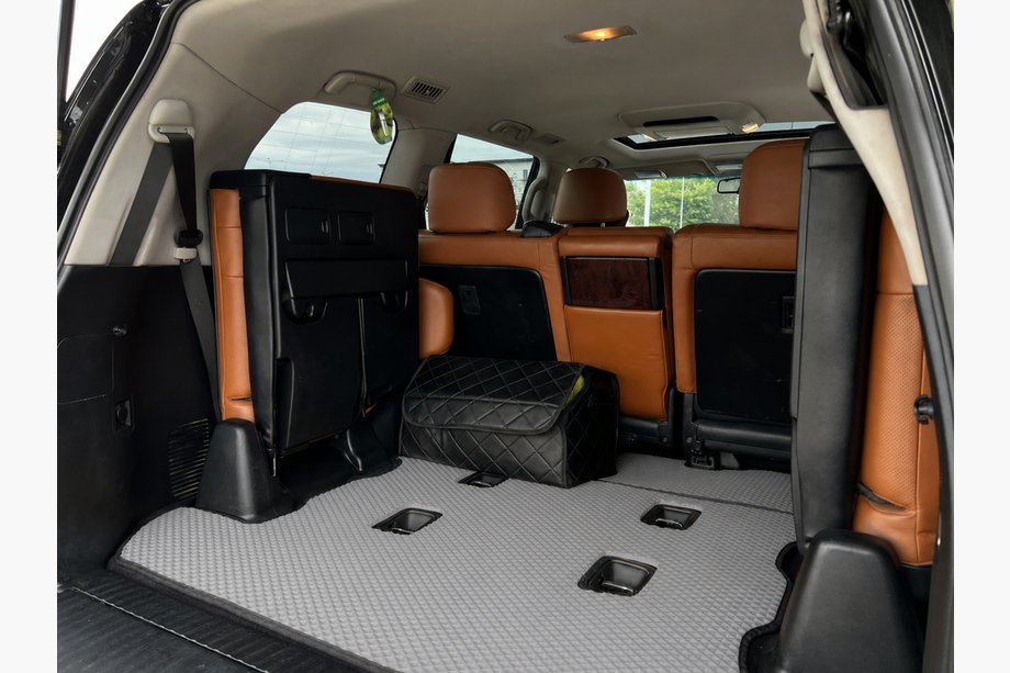 Lexus LX570/450d 2008–2022 Bagāžnieka paklājiņš 2 gab. (EVA, 7 vietas, pelēks) Foto 1