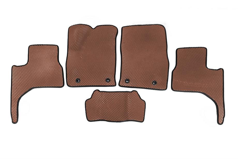 Toyota Land Cruiser 300 2021– EVA auto paklājiņi (brūni) Image