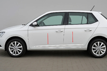 Skoda Fabia 2014–2021 Durvju līstes (4 gab., nerūsējošais tērauds) foto 1