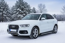 Audi Q3 2011–2019 Sānu sliekšņi Shining V1 (2 gab., alumīnijs) foto 1