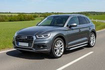 Audi Q5 2017–2025 Sānu sliekšņi Shining V1 (2 gab., alumīnijs) foto 1