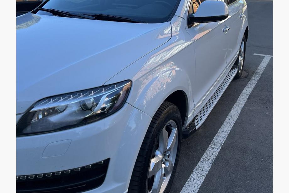 Audi Q7 2005–2015 Sānu sliekšņi Shining V1 (2 gab., alumīnijs) Foto 1