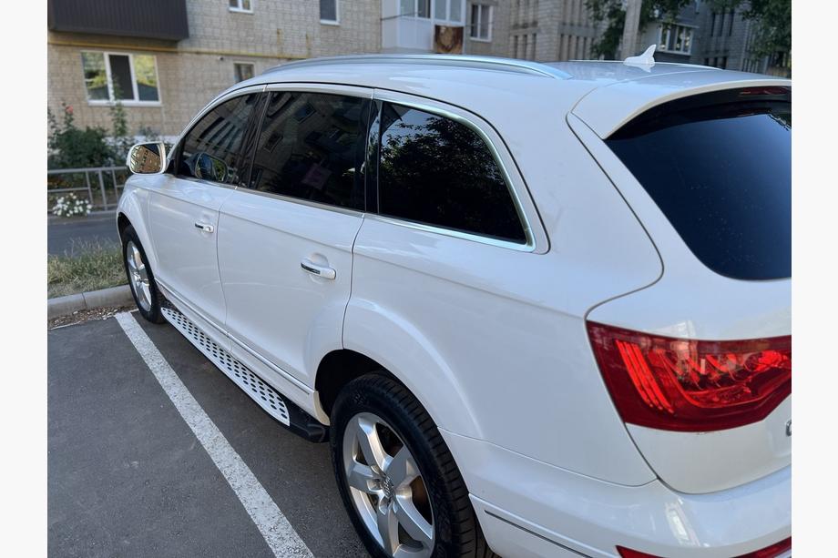 Audi Q7 2005–2015 Sānu sliekšņi Shining V1 (2 gab., alumīnijs) Foto 3