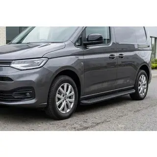 Sānu sliekšņi Tayga Black (2 gab., alumīnijs) foto 1