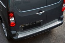 Peugeot Partner Tepee 2008–2018 Aizmugurējā bufera uzlikas OmsaLine (nerūsējošais tērauds) foto 1