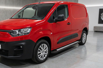 Fiat Doblo III 2023– Sānu sliekšņi New Vision Black (2 gab., alumīnijs) foto 1