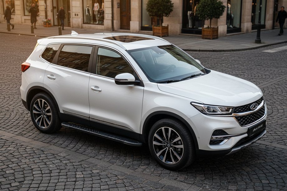 Chery Tiggo 7 2020– Sānu pakāpieni Bosphorus Black (2 gab., alumīnijs) Image