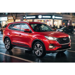 Sānu sliekšņi Line (2 gab., alumīnijs) Chery Tiggo 7 2020– foto 1