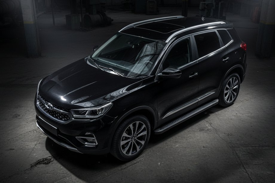 Chery Tiggo 7 2020– Sānu pakāpieni Allmond Black (2 gab., alumīnijs) Image