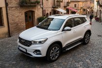 Chery Tiggo 8 2017– Sānu pakāpieni Allmond Grey (2 gab., alumīnijs) foto 1