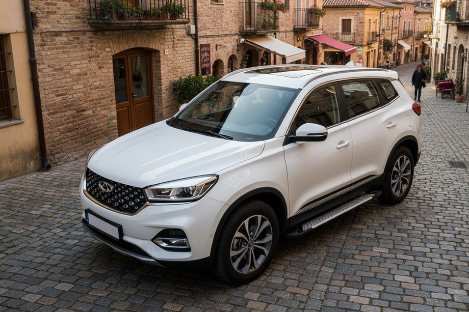 Chery Tiggo 8 2017– Sānu pakāpieni Allmond Grey (2 gab., alumīnijs) Image