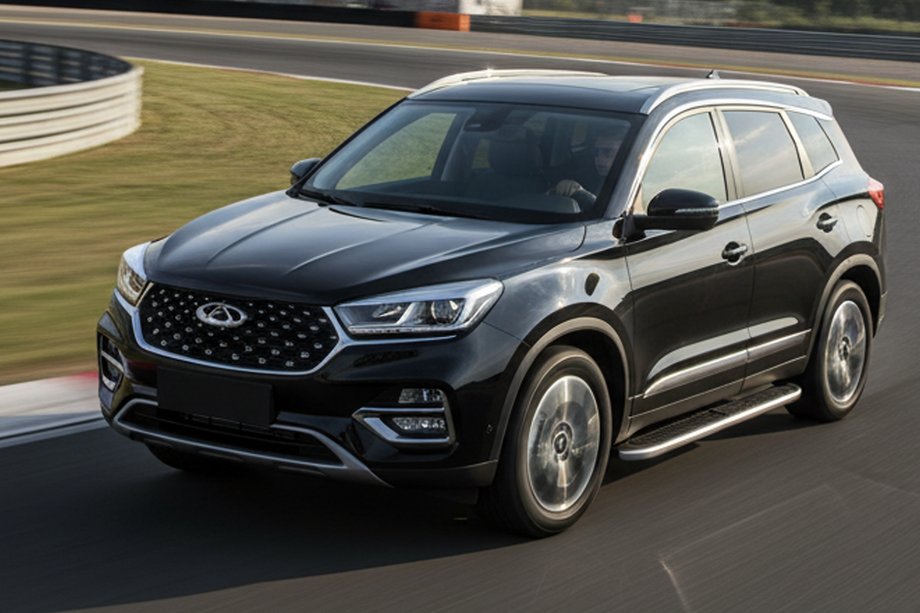 Chery Tiggo 8 2017– Sānu pakāpieni Tayga Grey (2 gab., alumīnijs) Image