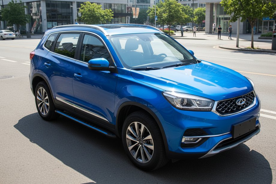 Chery Tiggo 8 2017– Sānu sliekšņi Maya Blue (2 gab., alumīnijs) Image