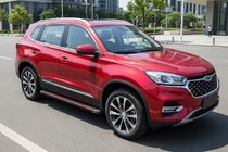 Chery Tiggo 8 2017– Sānu pakāpieni Maya Red (2 gab., alumīnijs) foto 1