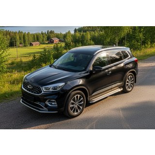 Sānu sliekšņi Maydos V2 (2 gab., alumīnijs) Chery Tiggo 8 2017– foto 1