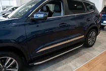 Chery Tiggo 8 2017– Blackline sānu pakāpieni (2 gab., alumīnijs) foto 1