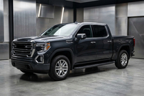 GMS Sierra 2019– Sānu sliekšņi Tayga Black (2 gab., alumīnijs) foto 1