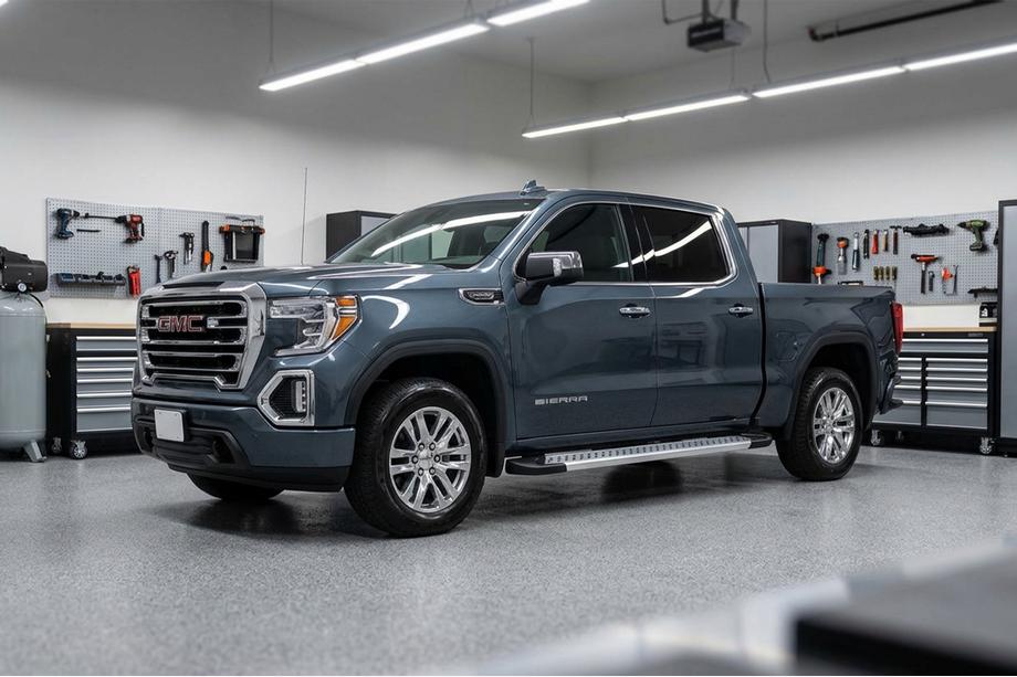 GMS Sierra 2019– Sānu pakāpieni New Vision Grey (2 gab., alumīnijs) Image