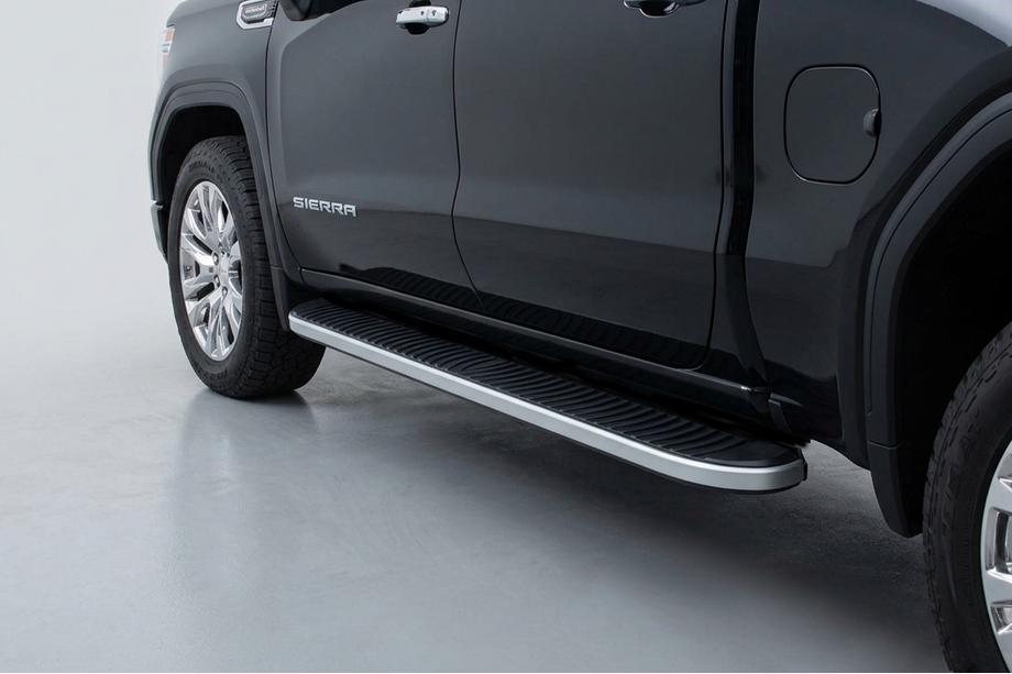 GMS Sierra 2019– Sānu pakāpieni Tayga Grey (2 gab., alumīnijs) Image