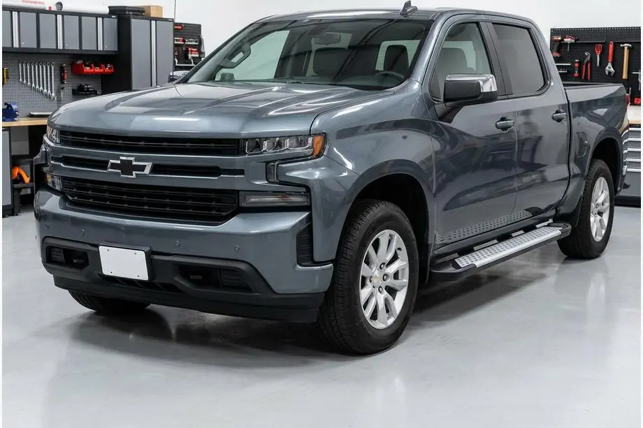 Chevrolet Silverado 2019– Sānu pakāpieni Allmond Grey (2 gab., alumīnijs) Image