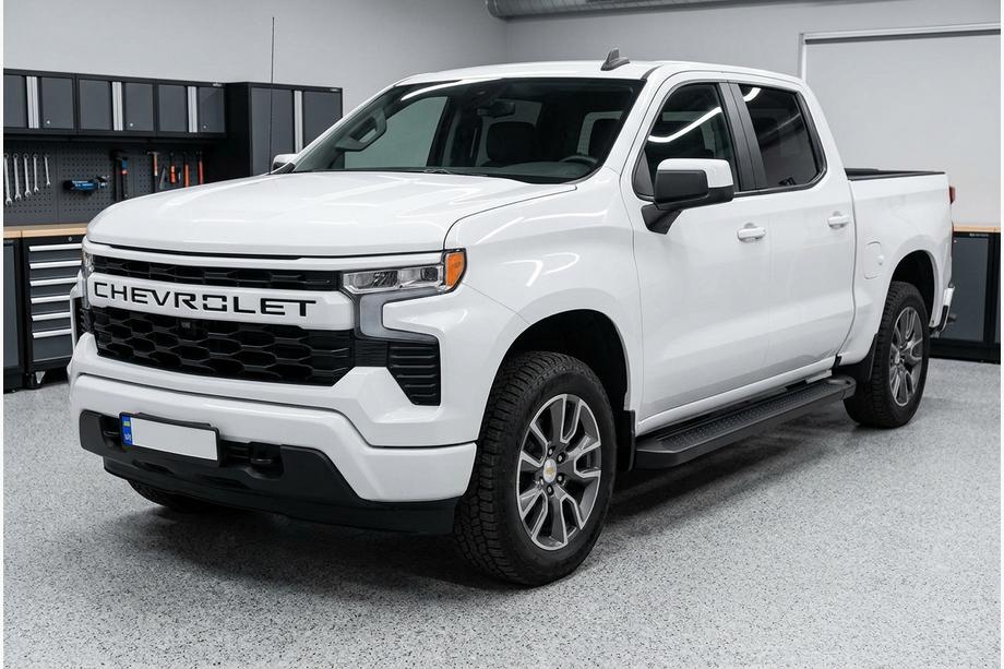 Chevrolet Silverado 2019– Sānu pakāpieni Allmond Black (2 gab., alumīnijs) Image