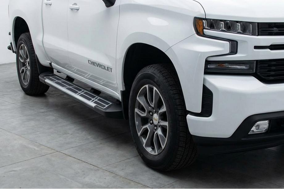 Chevrolet Silverado 2019– Sānu sliekšņi Sunrise (2 gab., alumīnijs) Image