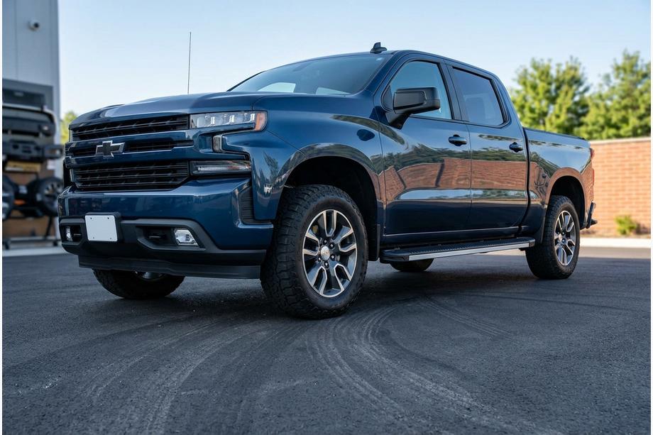 Chevrolet Silverado 2019– Sānu sliekšņi Maya V1 (2 gab., alumīnijs) Image