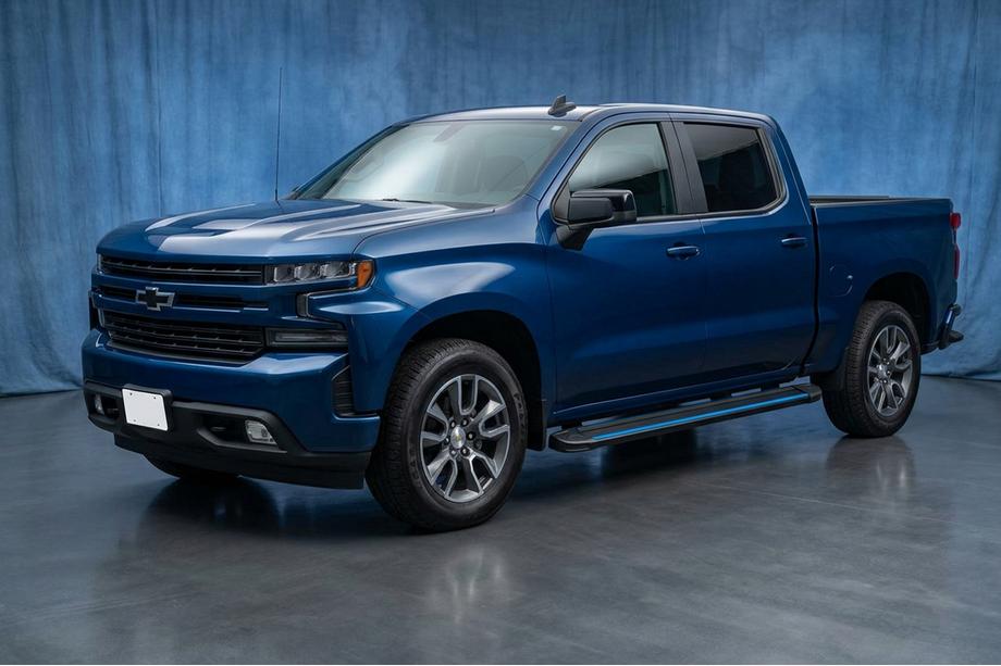 Chevrolet Silverado 2019– Sānu sliekšņi Maya Blue (2 gab., alumīnijs) Image